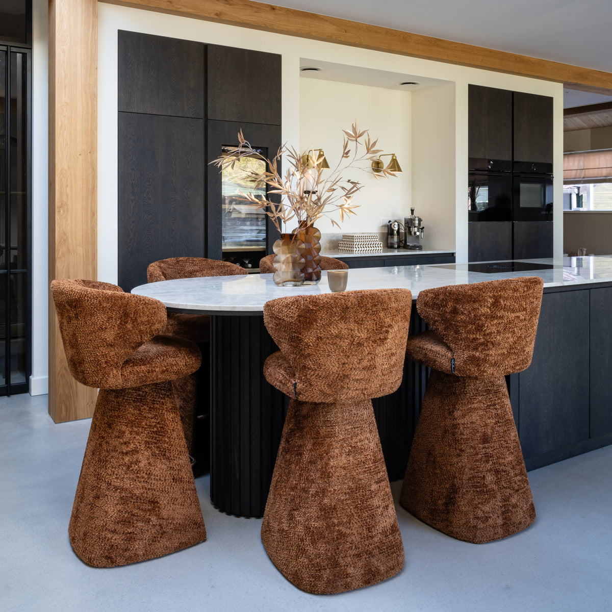 Scaun de bar Gatsbi, lovely cinnamon – ambient