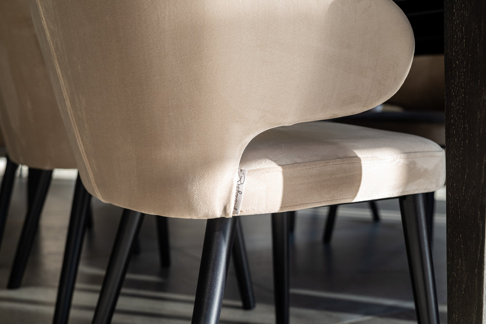 Scaun de bar Indigo, catifea kaki – ambient