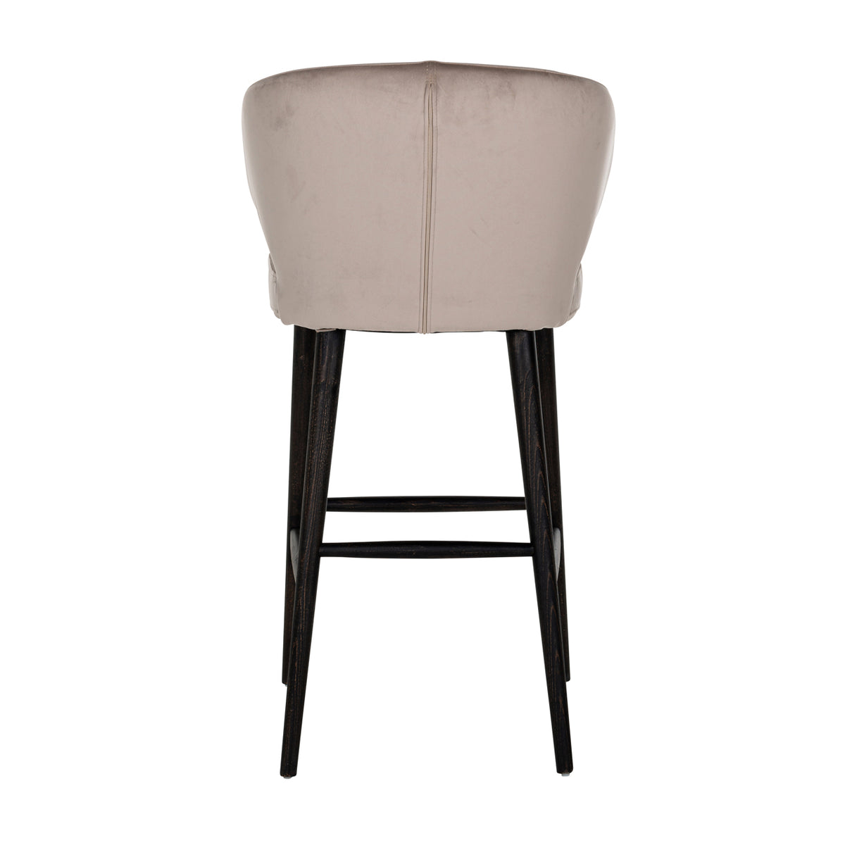 Scaun de bar Indigo, catifea kaki