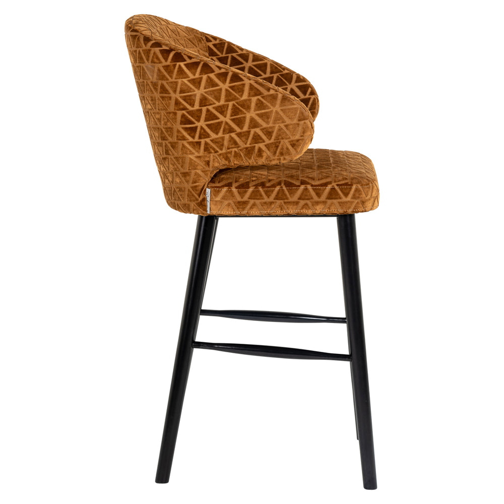 Scaun de bar Indigo, old gold triangle