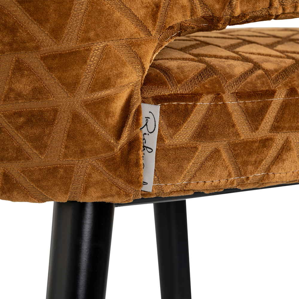 Scaun de bar Indigo, old gold triangle