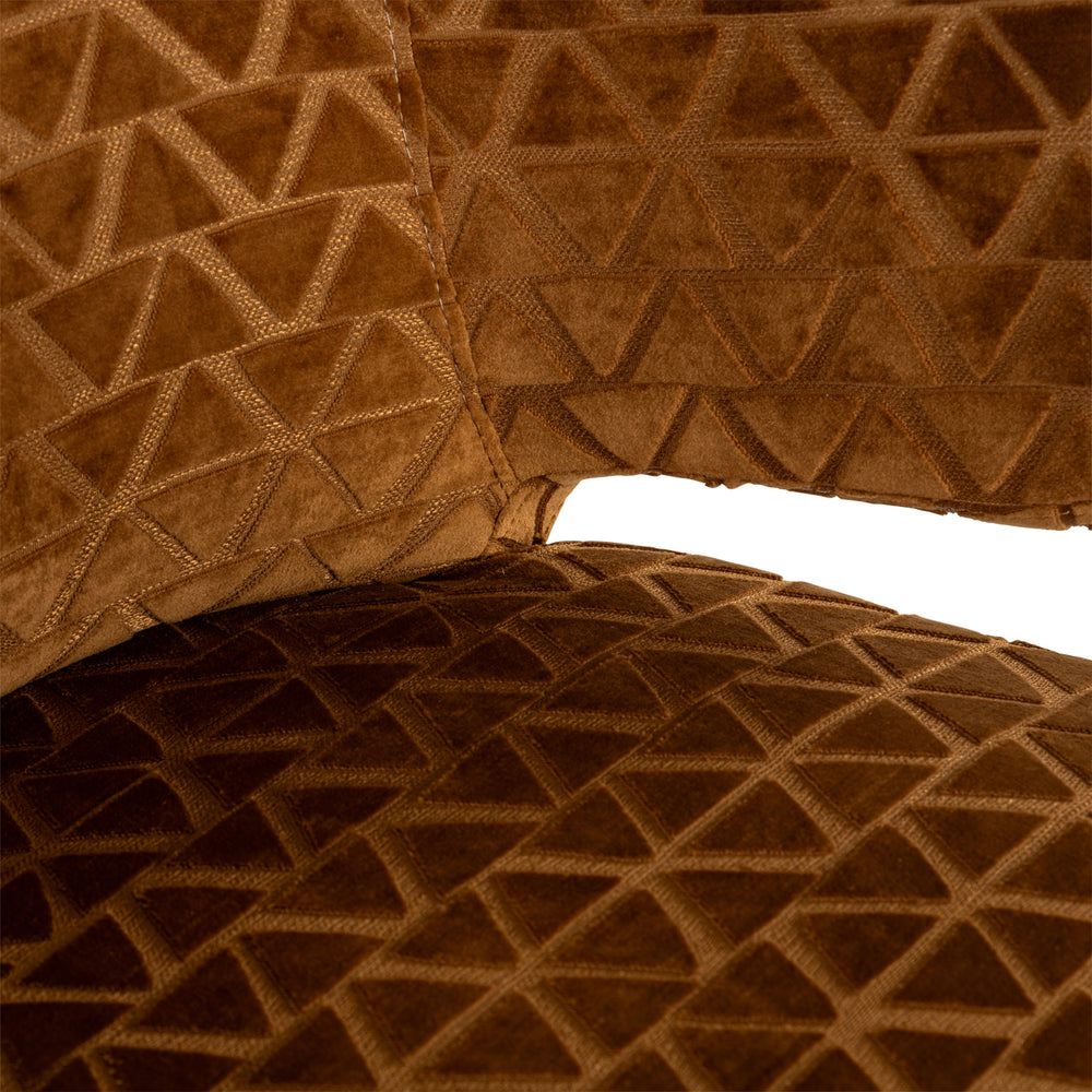 Scaun de bar Indigo, old gold triangle