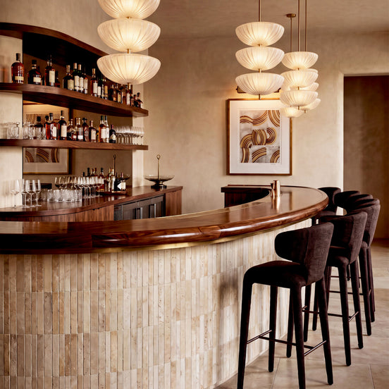 Scaun de bar Josephine, renato maro, finisaj bronz