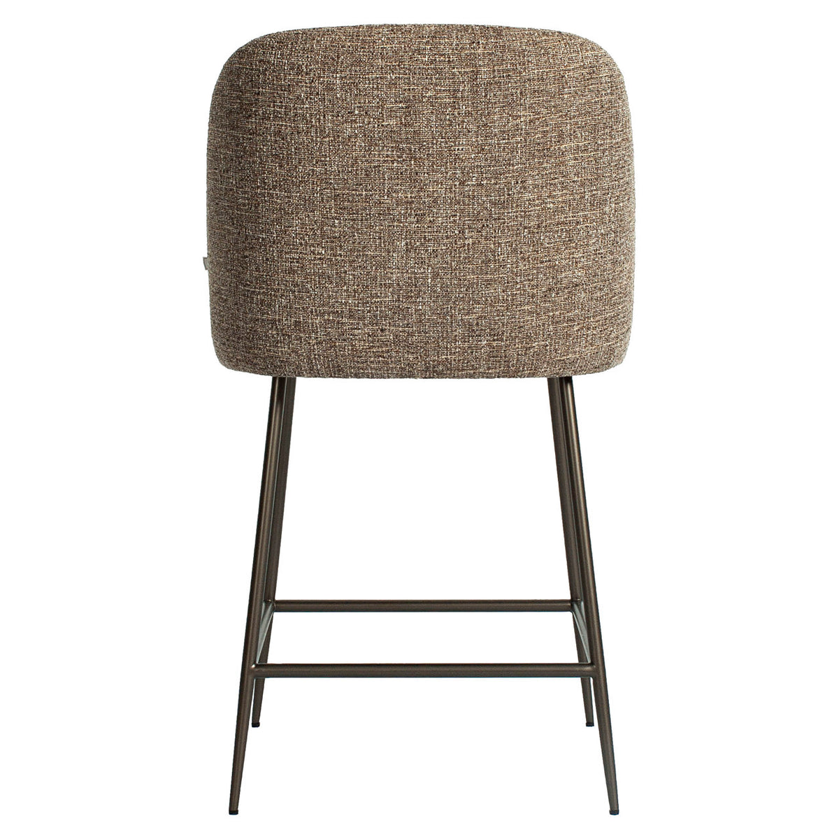 Scaun de bar Pullitzer (înălțime blat), tweed maro