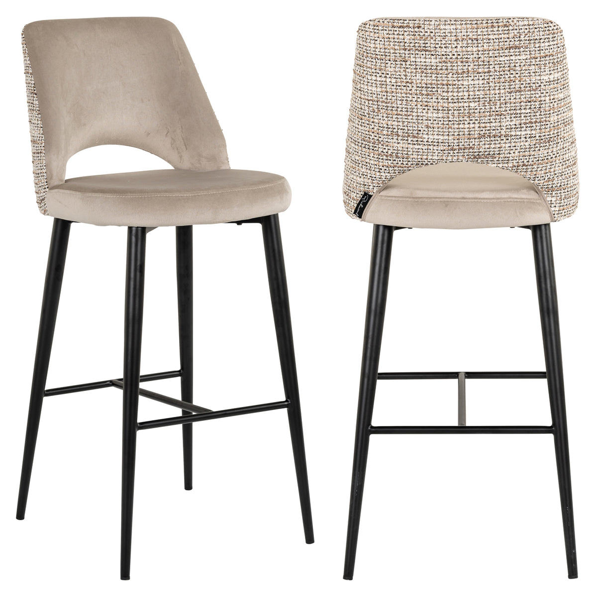 Scaun de bar Tabitha, trendy nature, ignifug