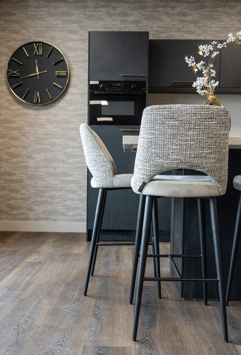 Scaun de bar Tabitha, trendy nature, ignifug – ambient