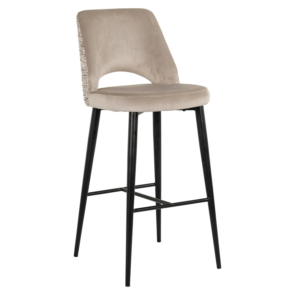 Scaun de bar Tabitha, trendy nature, ignifug
