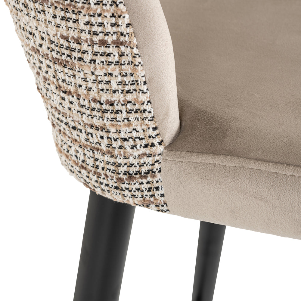 Scaun de bar Tabitha, trendy nature, ignifug