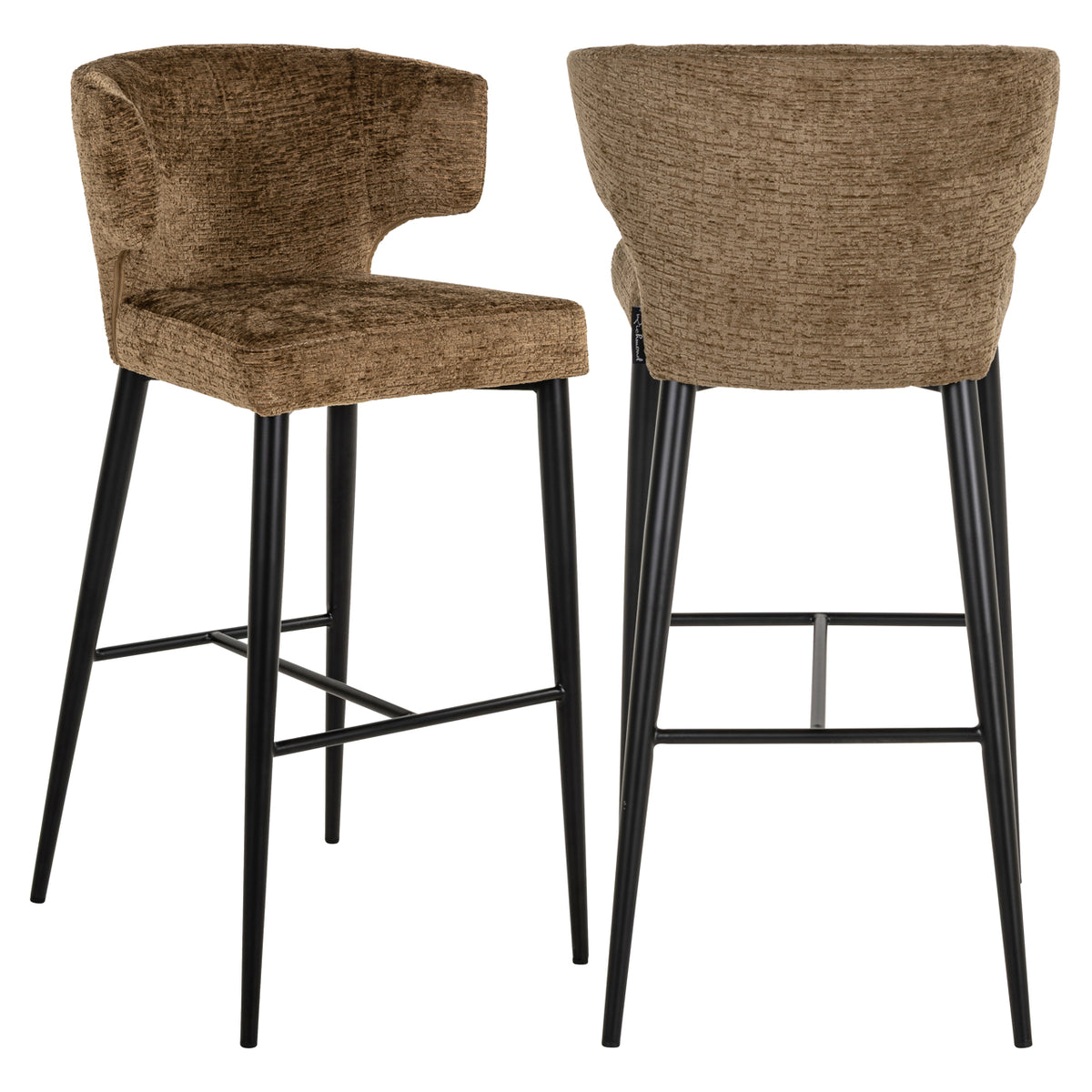 Scaun de bar Taylor, brandy fusion, ignifug