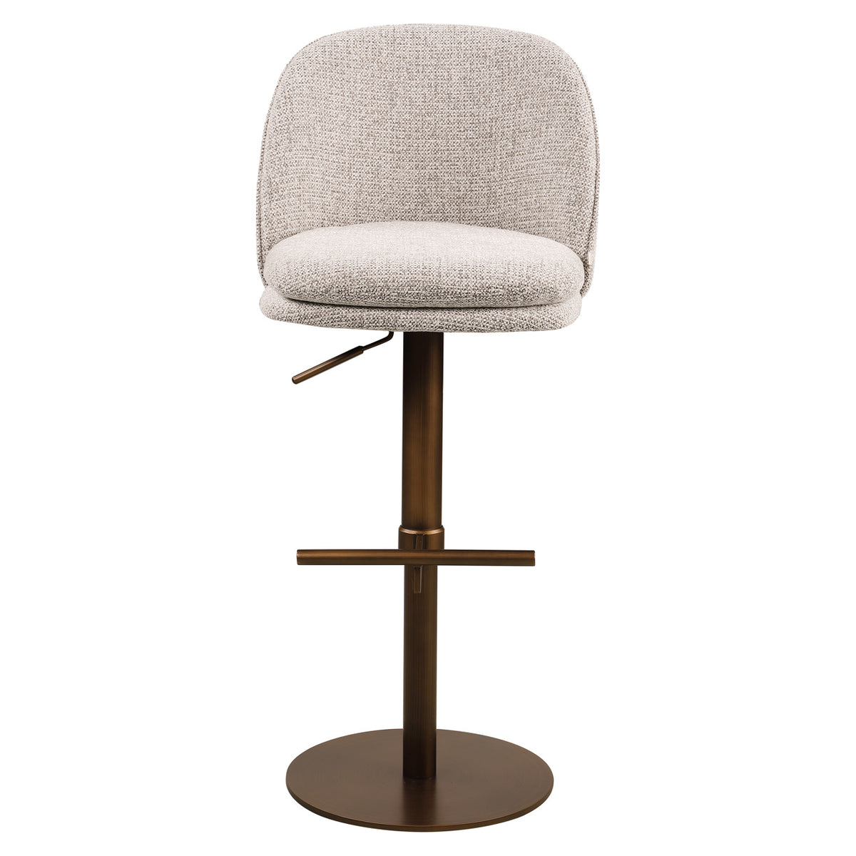 Scaun de bar Vesper, mocca fancy, rotativ