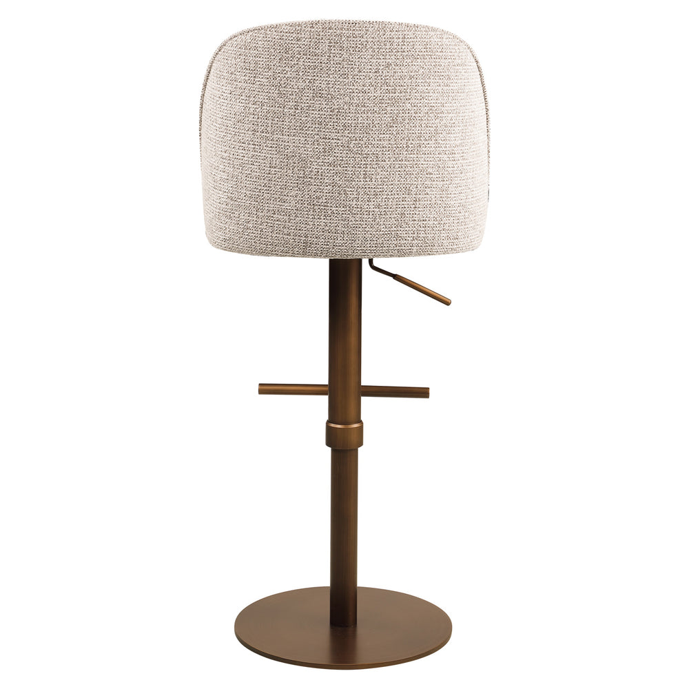Scaun de bar Vesper, mocca fancy, rotativ