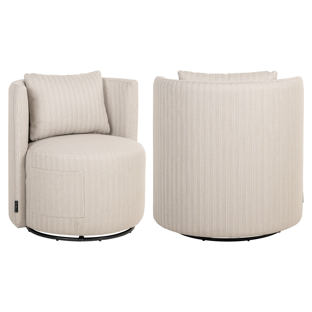 Scaun de exterior Marlin, bej, rotativ