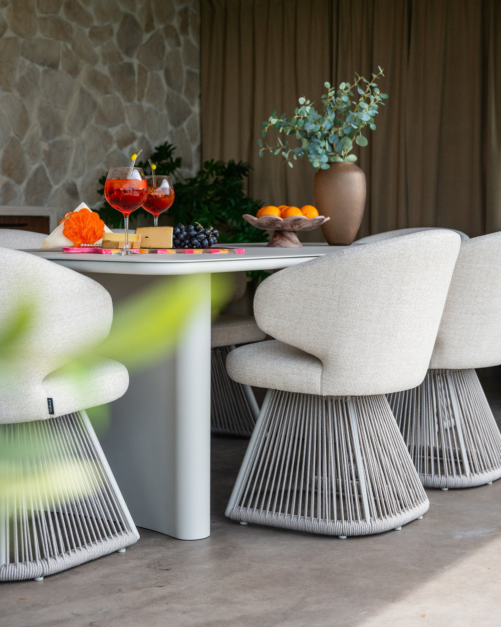 Scaun de exterior Nuba, alpine bej – ambient