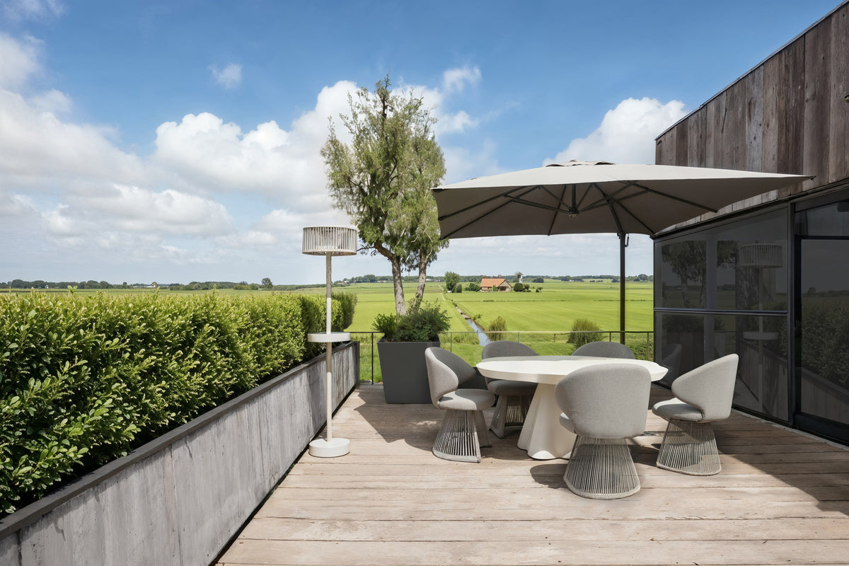 Scaun de exterior Nuba, alpine greige – ambient
