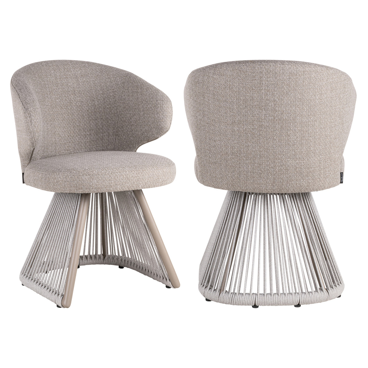 Scaun de exterior Nuba, alpine greige