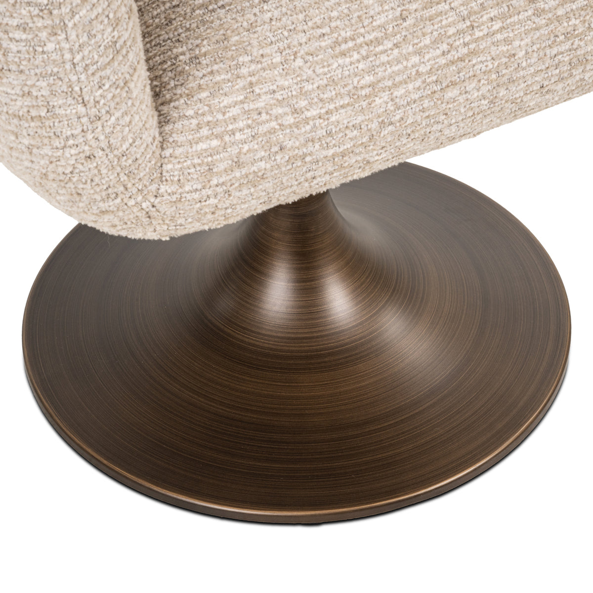 Scaun dining Aldo, linear natural, rotativ