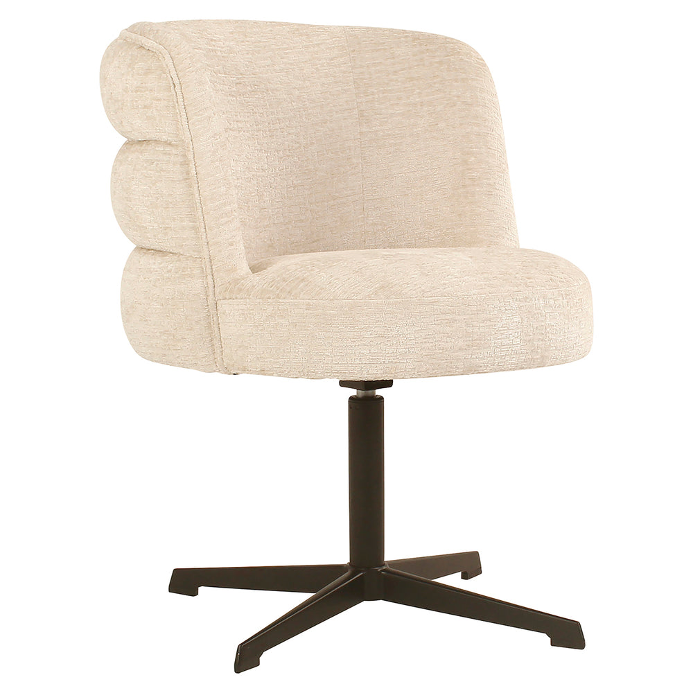 Scaun dining Alexander Jones, fusion crem, rotativ (Chadwick)