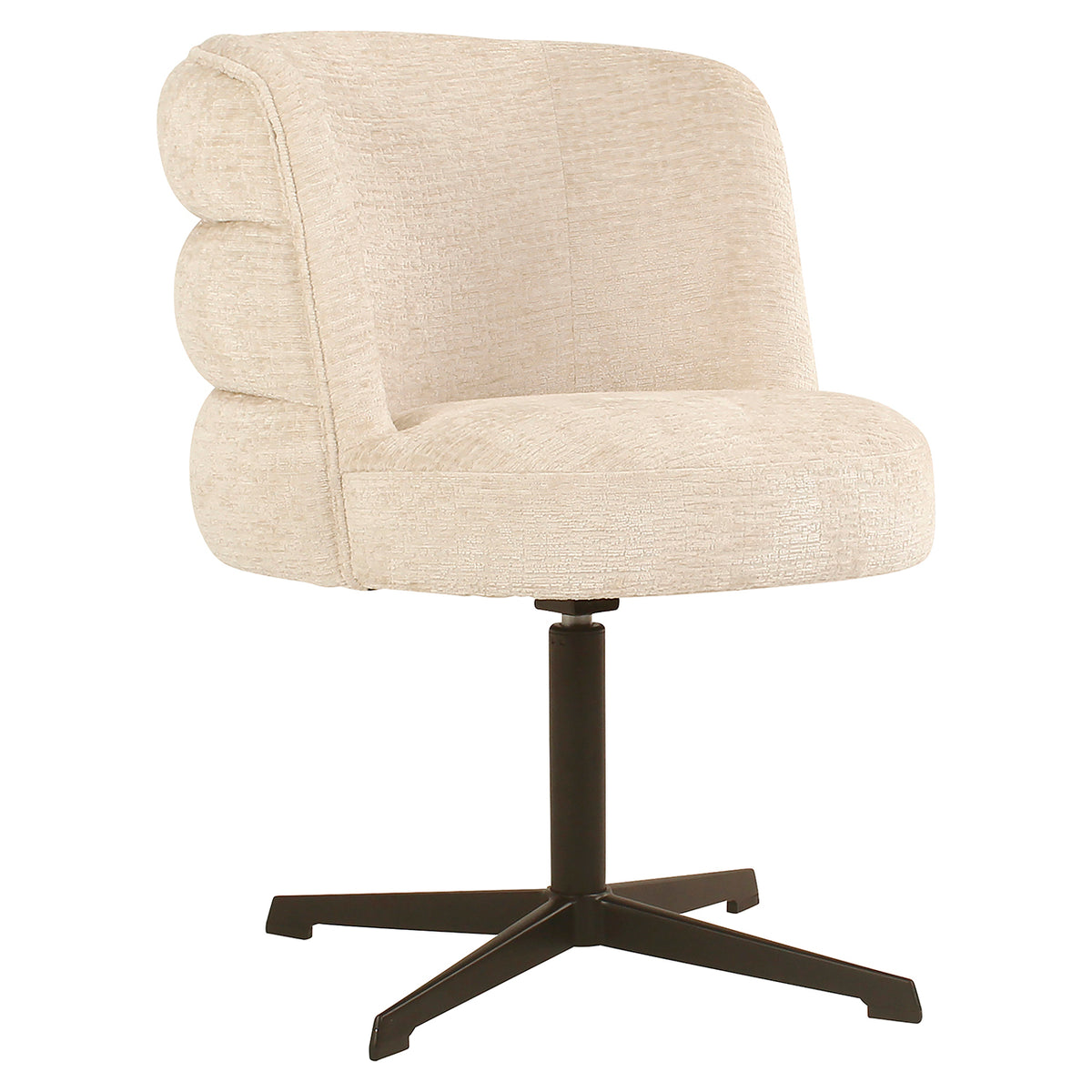 Scaun dining Alexander Jones, fusion crem, rotativ (Chadwick)