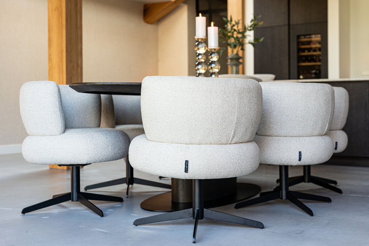 Scaun dining Alexis, biscotti, rotativ – ambient