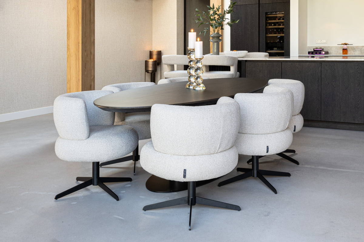 Scaun dining Alexis, biscotti, rotativ – ambient