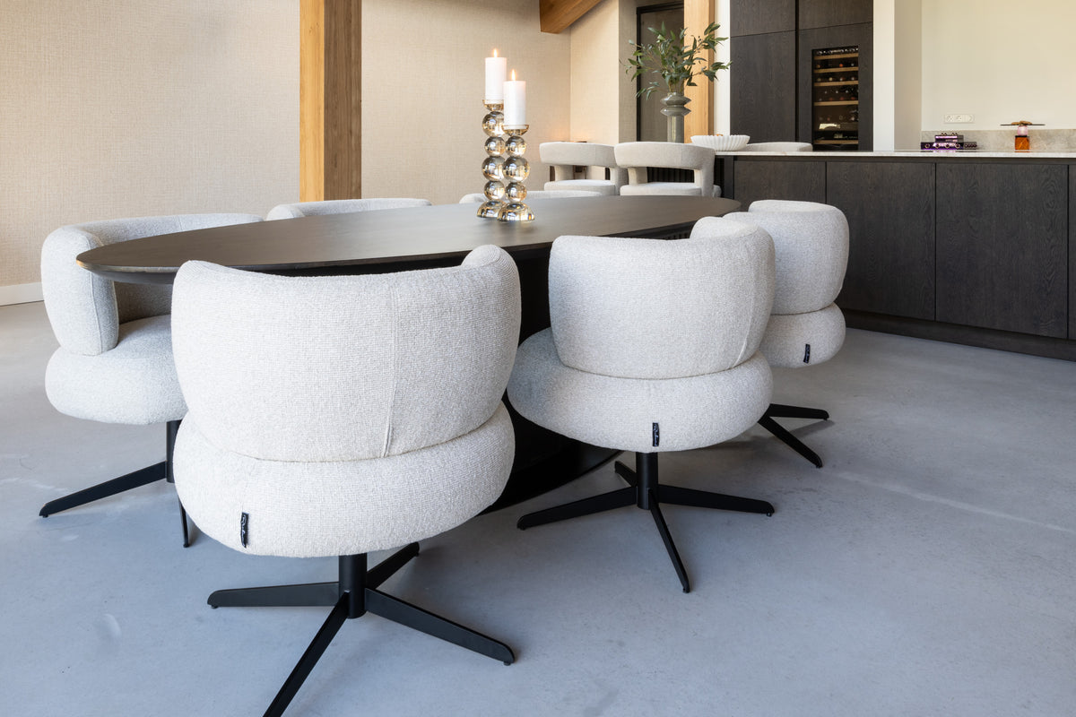 Scaun dining Alexis, biscotti, rotativ – ambient