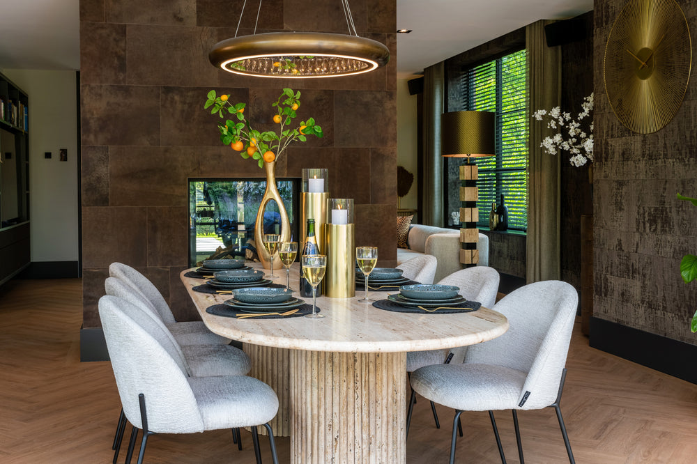 Scaun dining Alyssa, fusion crem (set de 2) – ambient