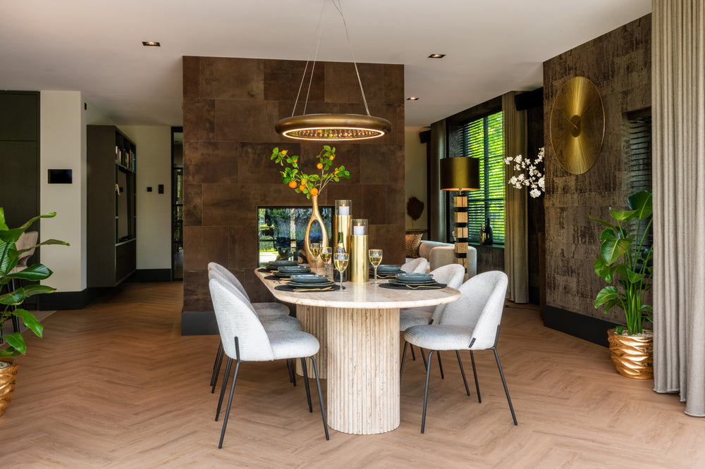 Scaun dining Alyssa, fusion crem (set de 2) – ambient