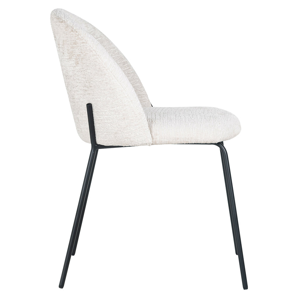 Scaun dining Alyssa, fusion crem (set de 2)