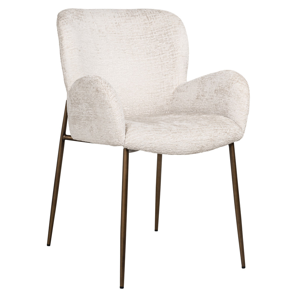 Scaun dining Amber, fusion crem, ignifug