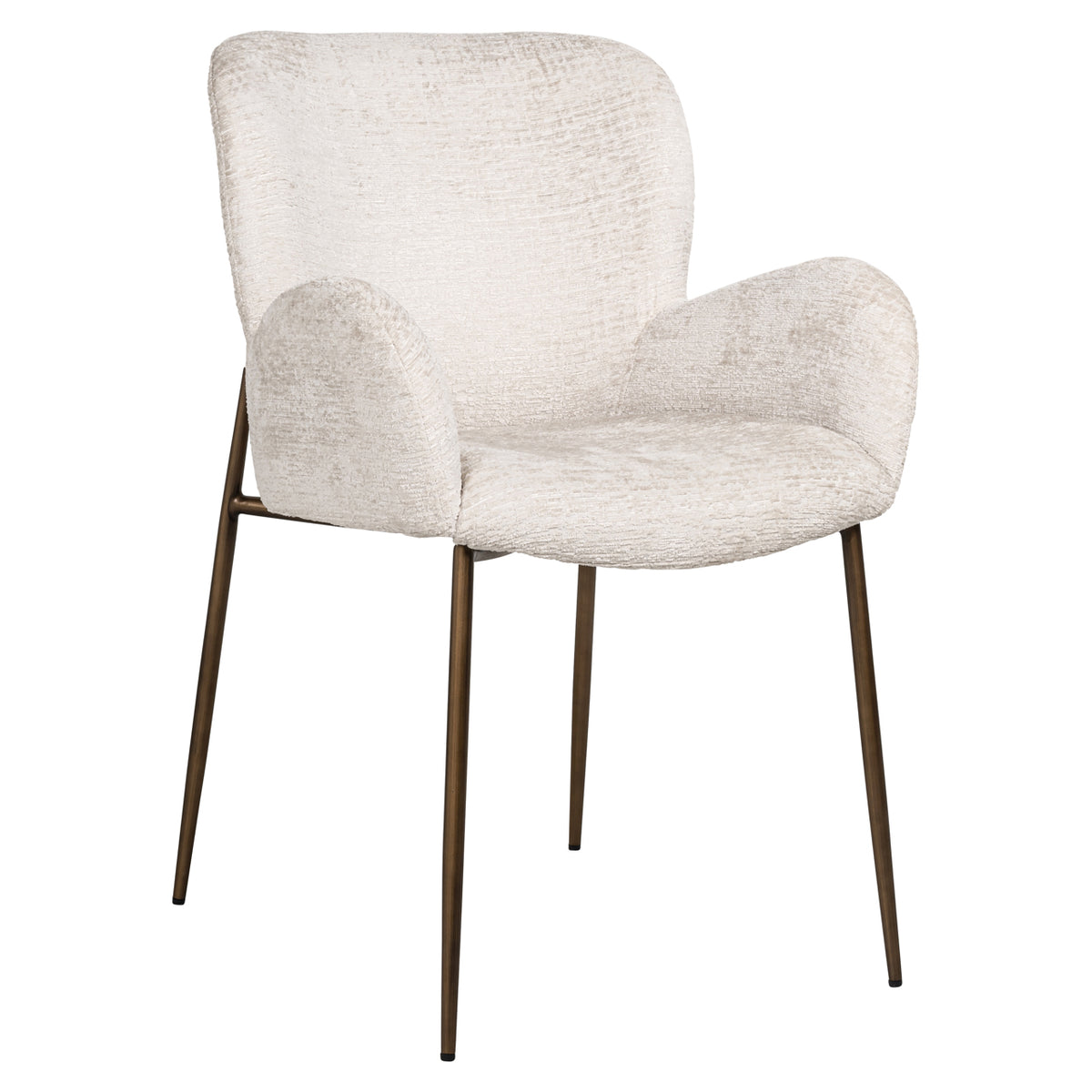 Scaun dining Amber, fusion crem, ignifug