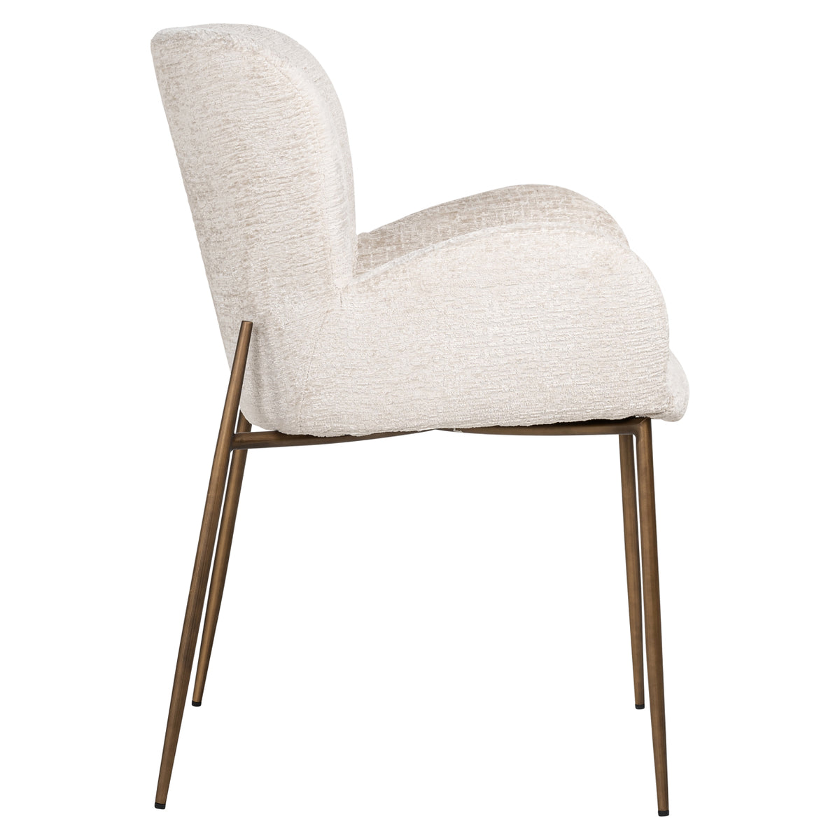 Scaun dining Amber, fusion crem, ignifug