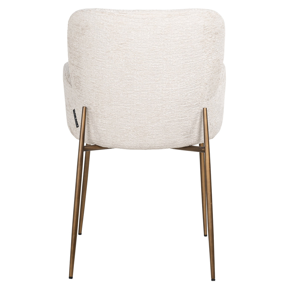 Scaun dining Amber, fusion crem, ignifug