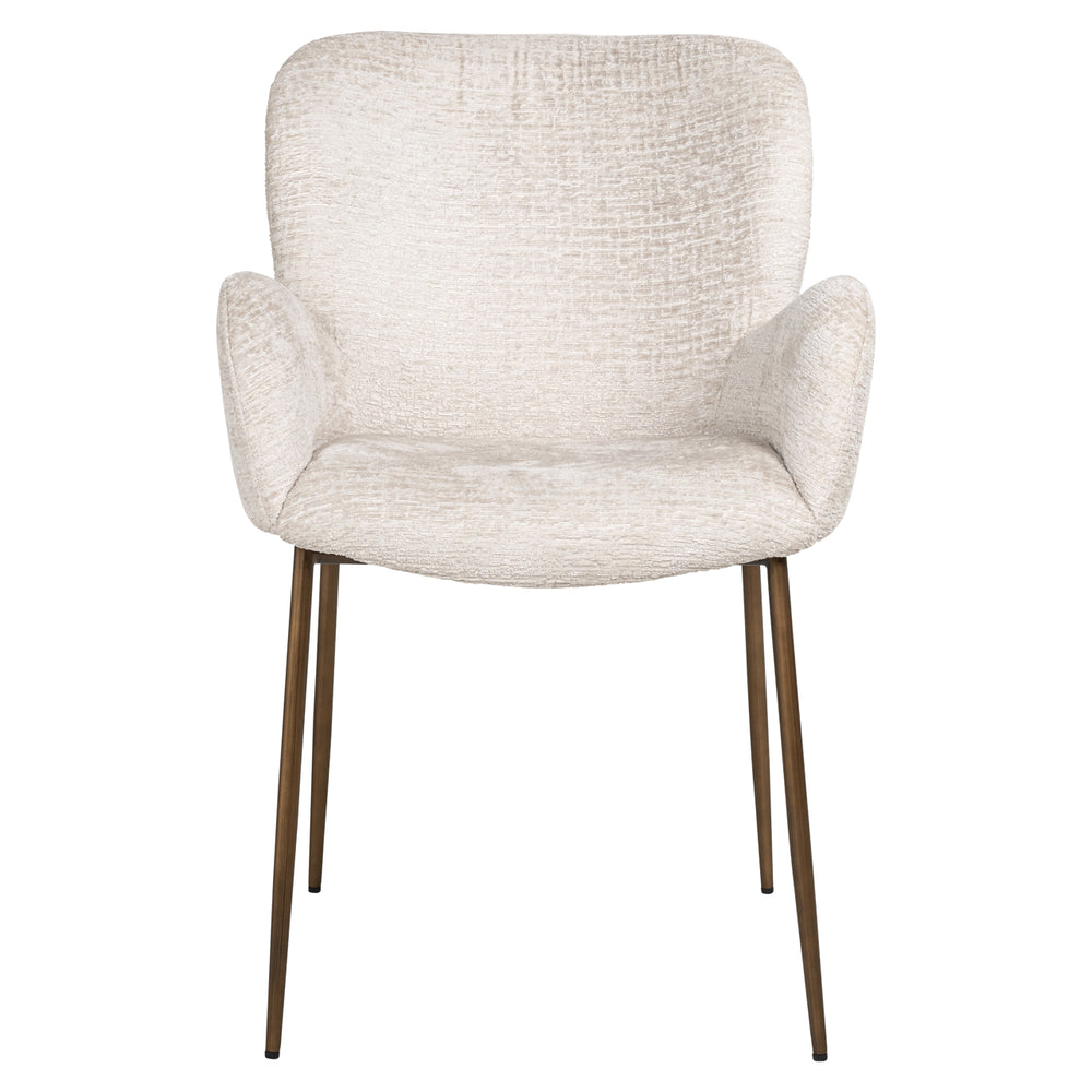 Scaun dining Amber, fusion crem, ignifug