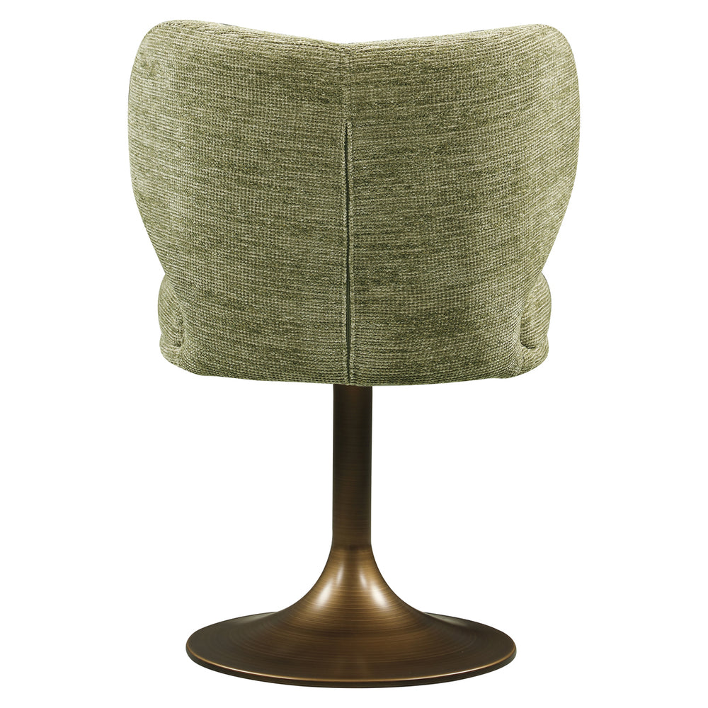 Scaun dining Amely, pistache softweave, rotativ