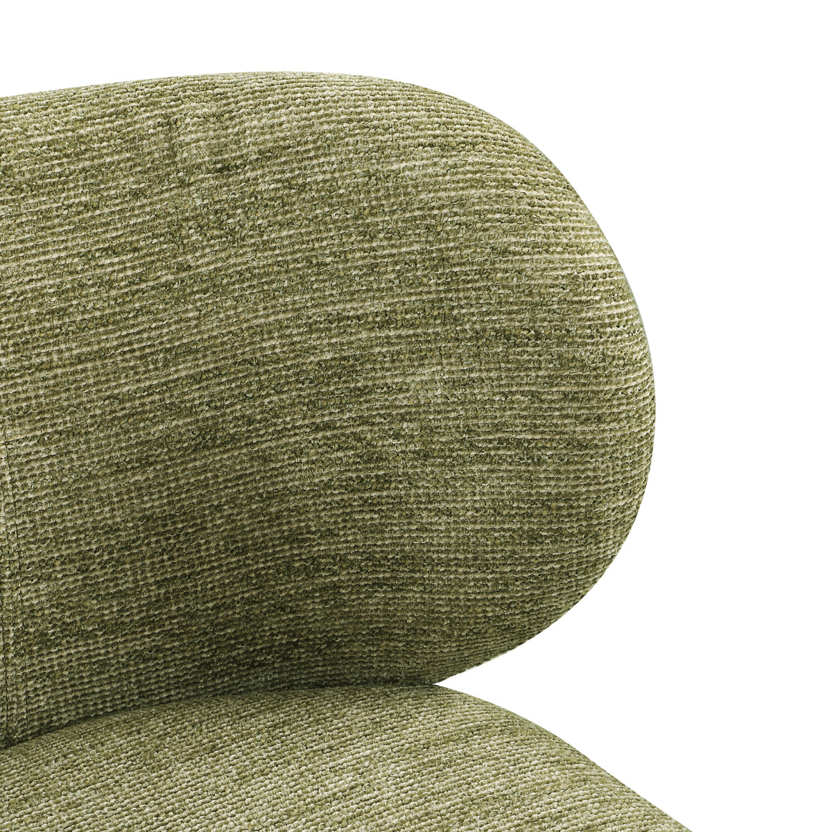 Scaun dining Amely, pistache softweave, rotativ