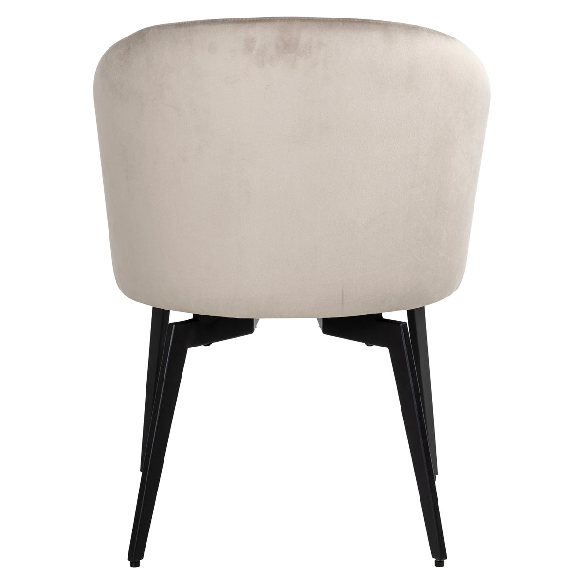 Scaun dining Amphara, catifea kaki, ignifug