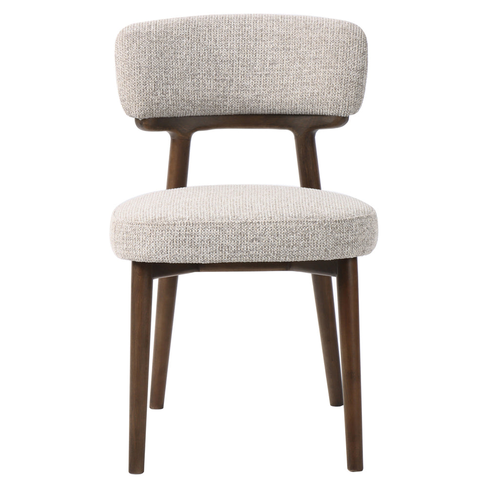 Scaun dining Basker, fancy natural, ignifug (set de 2)