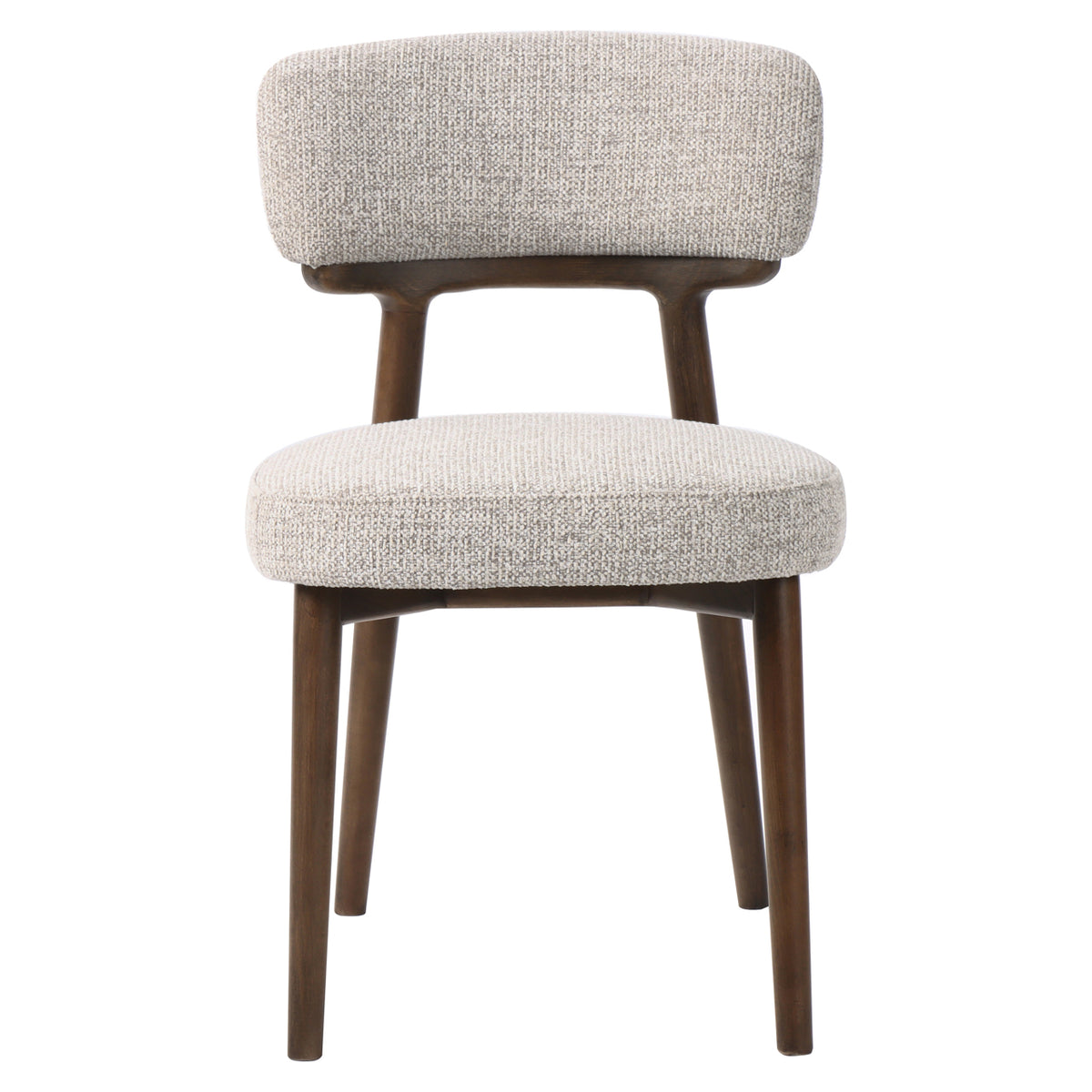 Scaun dining Basker, fancy natural, ignifug (set de 2)