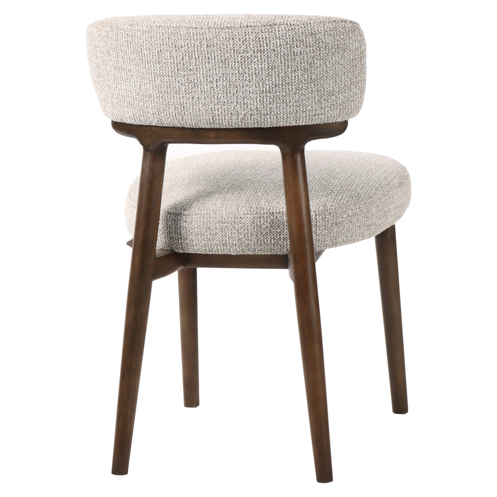 Scaun dining Basker, fancy natural, ignifug (set de 2)