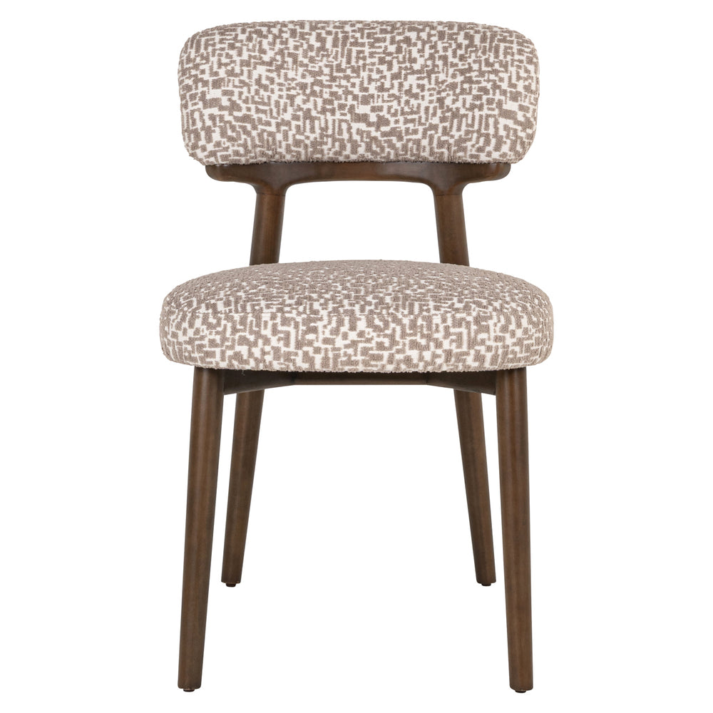Scaun dining Basker, geo natural (set de 2)
