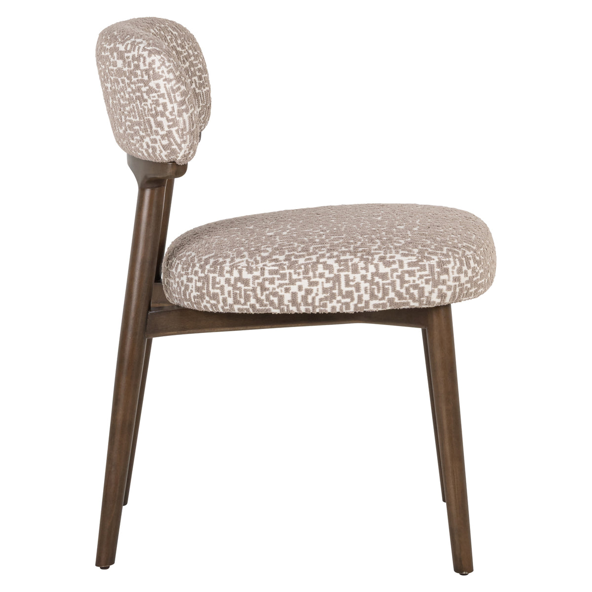 Scaun dining Basker, geo natural (set de 2)