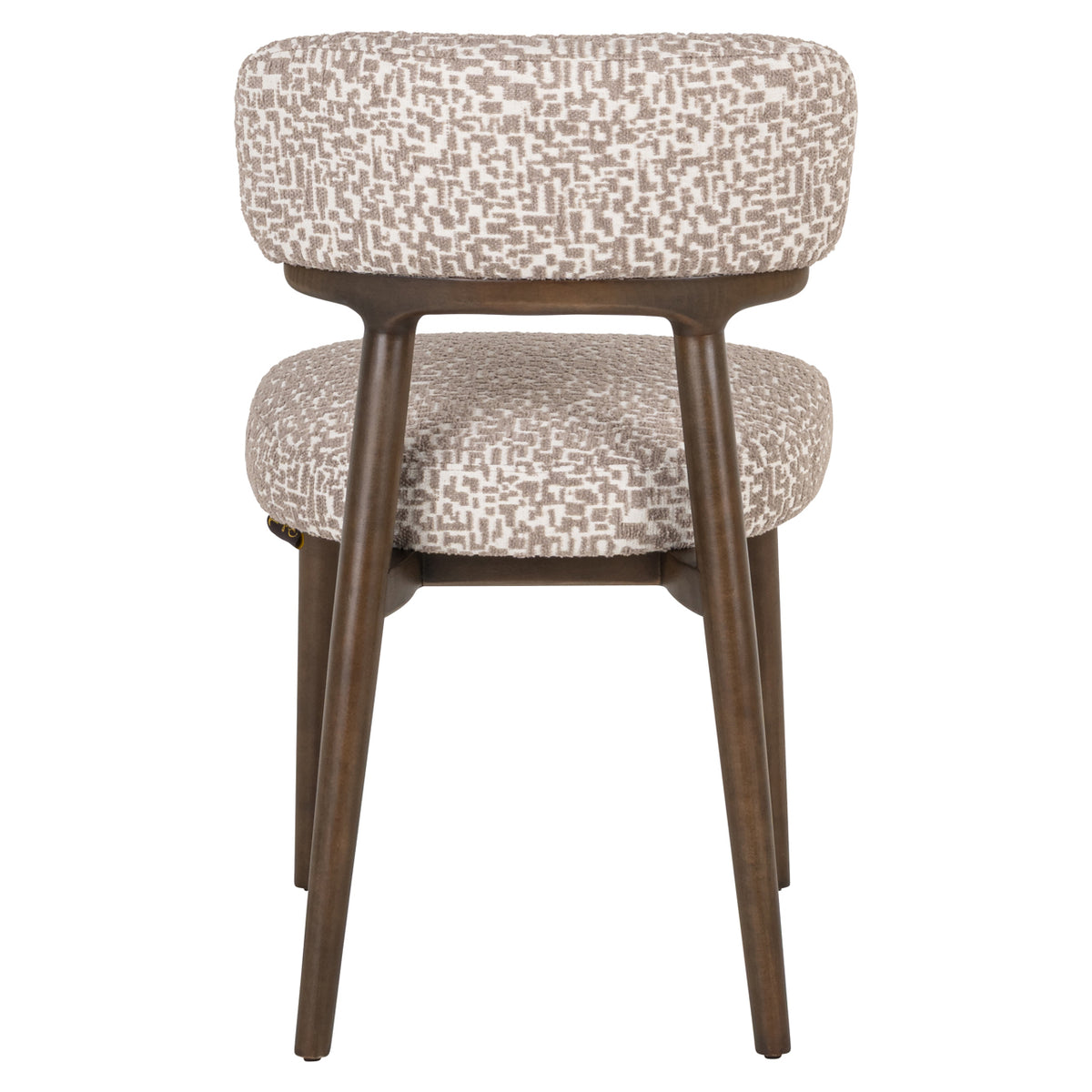 Scaun dining Basker, geo natural (set de 2)