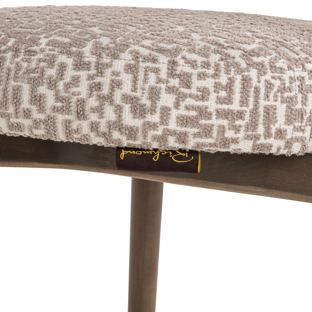 Scaun dining Basker, geo natural (set de 2)