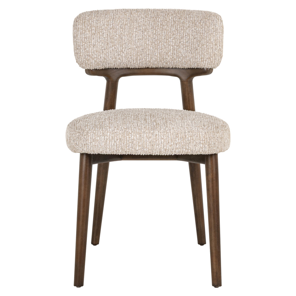 Scaun dining Basker, linear natural (set de 2)