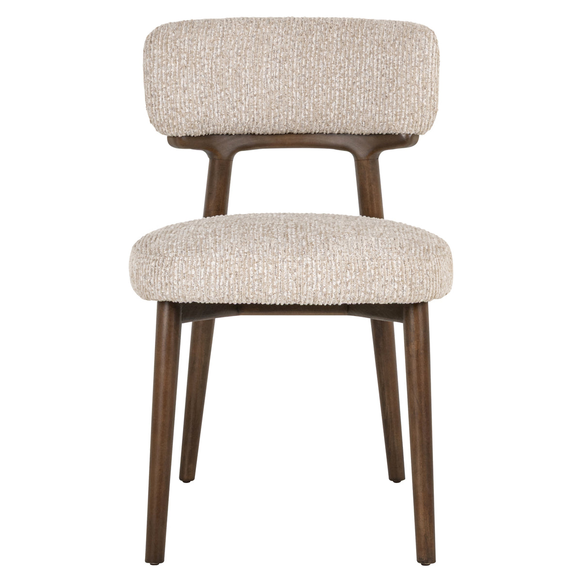Scaun dining Basker, linear natural (set de 2)