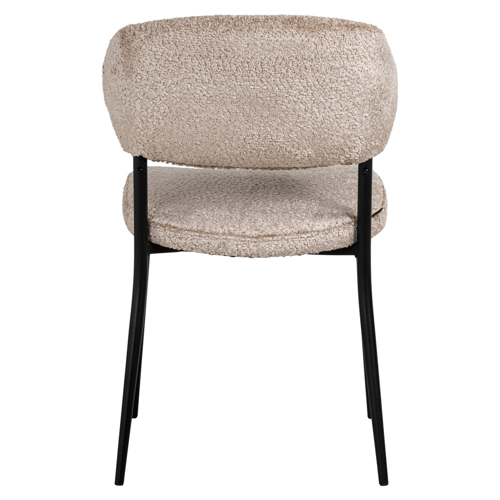Scaun dining Bea, sheep natural (set de 2)