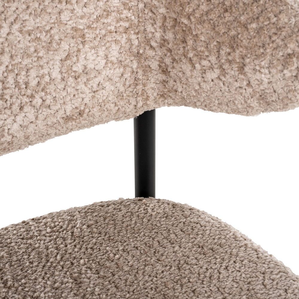 Scaun dining Bea, sheep natural (set de 2)