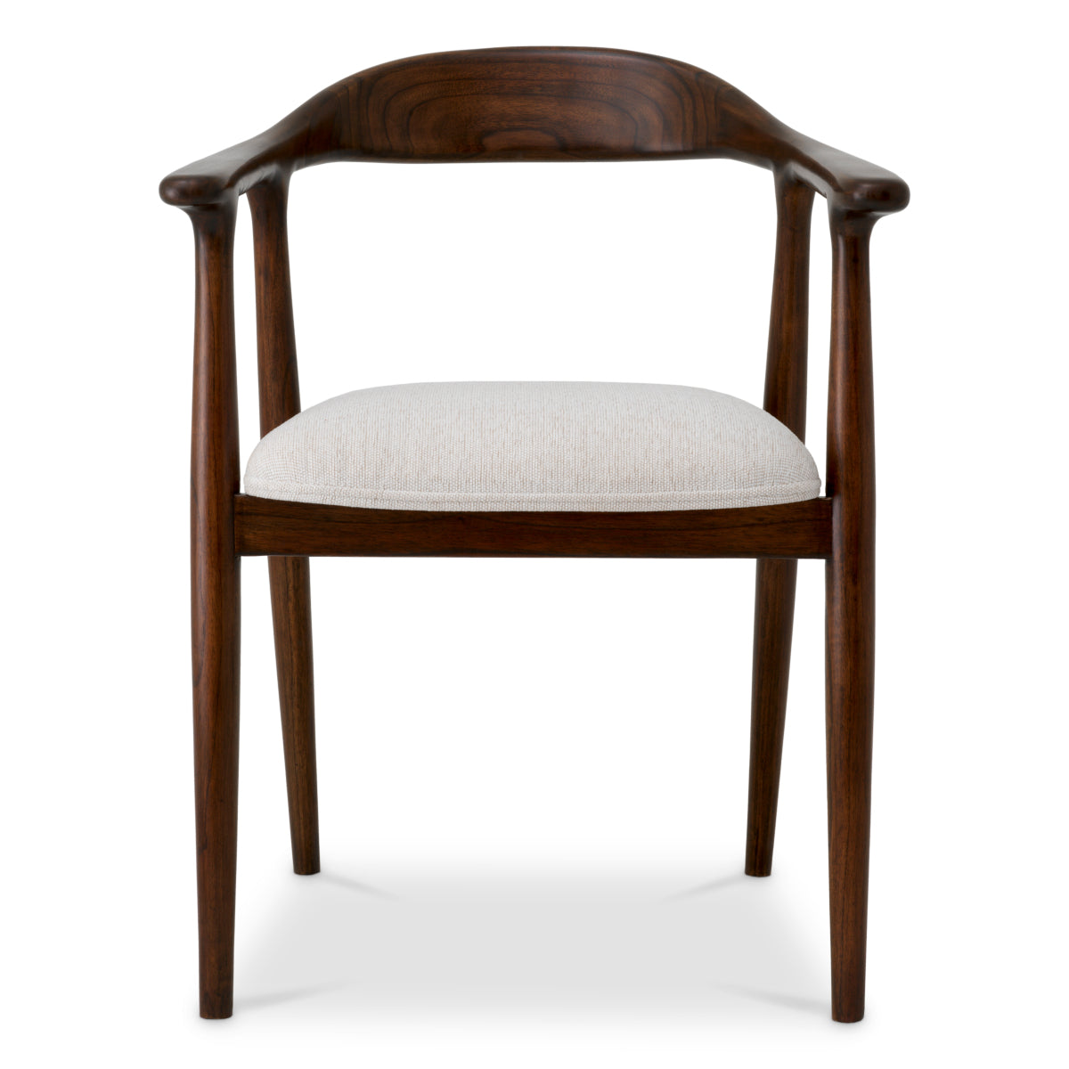 Scaun dining Beale, finisaj maro clasic, Sentier crem
