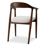 Scaun dining Beale, finisaj maro clasic, Sentier crem