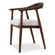 Scaun dining Beale, finisaj maro clasic, Sentier crem